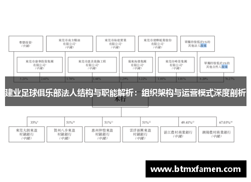 建业足球俱乐部法人结构与职能解析:组织架构与运营模式深度剖析 建业足球俱乐部法人结构与职能解析:组织架构与运营模式深度剖析